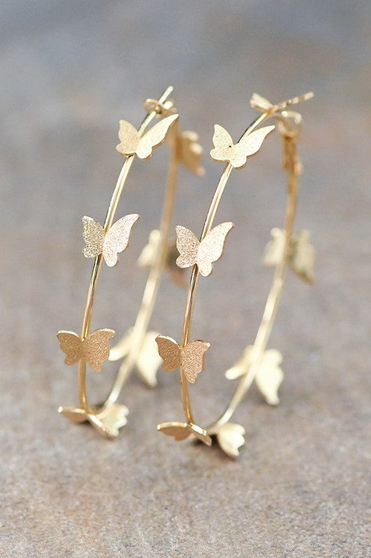 Butterfly earrings